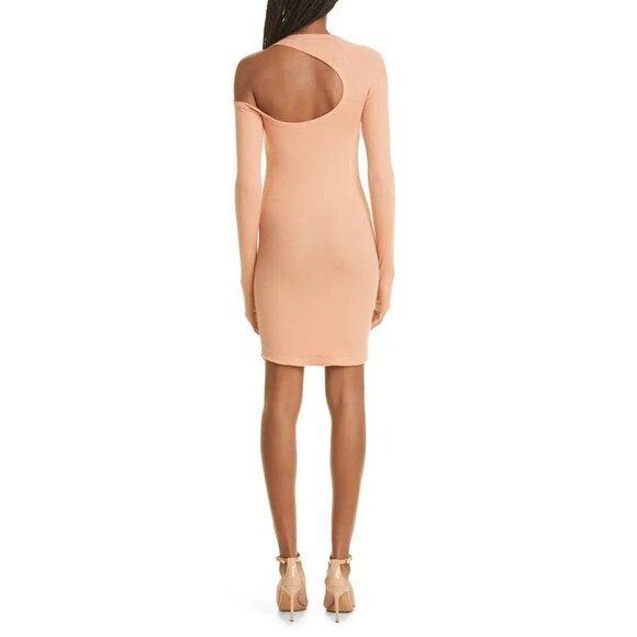 Alix NYC Elton Single Cold Shoulder Long Sleeve Body-Con Dress XSmall Womens - Picture 3 of 9